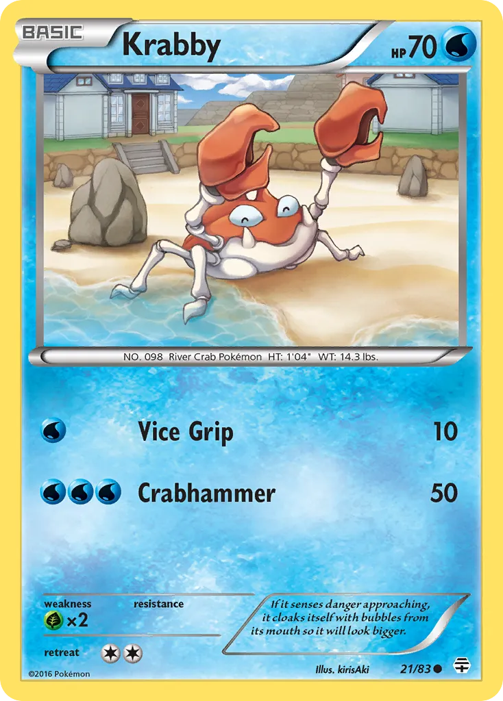 Krabby — Generations — Pokémon