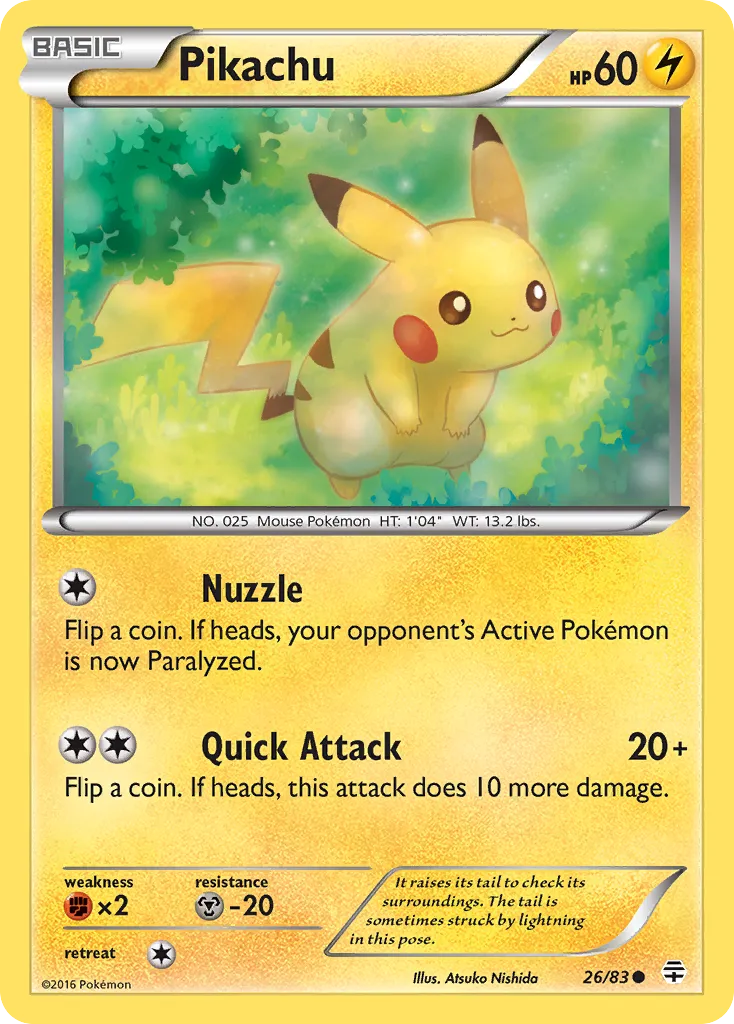 Pikachu — Generations — Pokémon