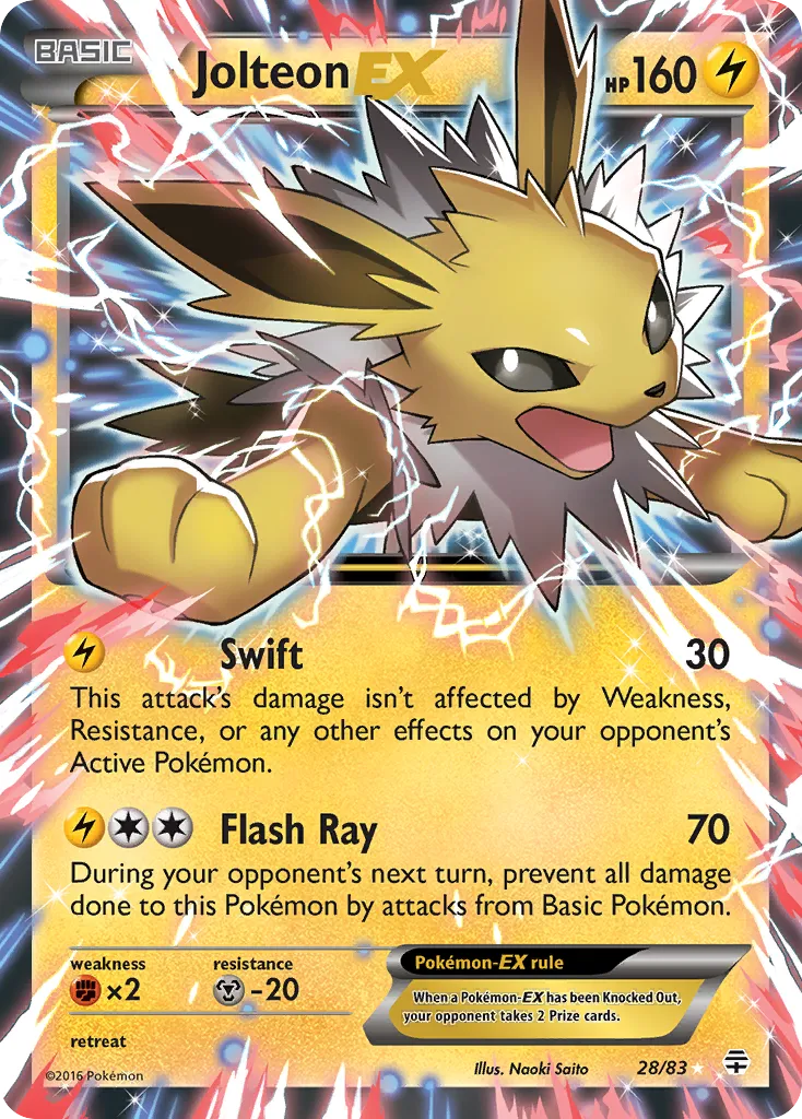 Jolteon EX — Generations — Pokémon