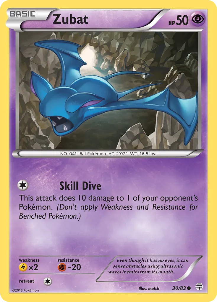 Zubat — Generations — Pokémon