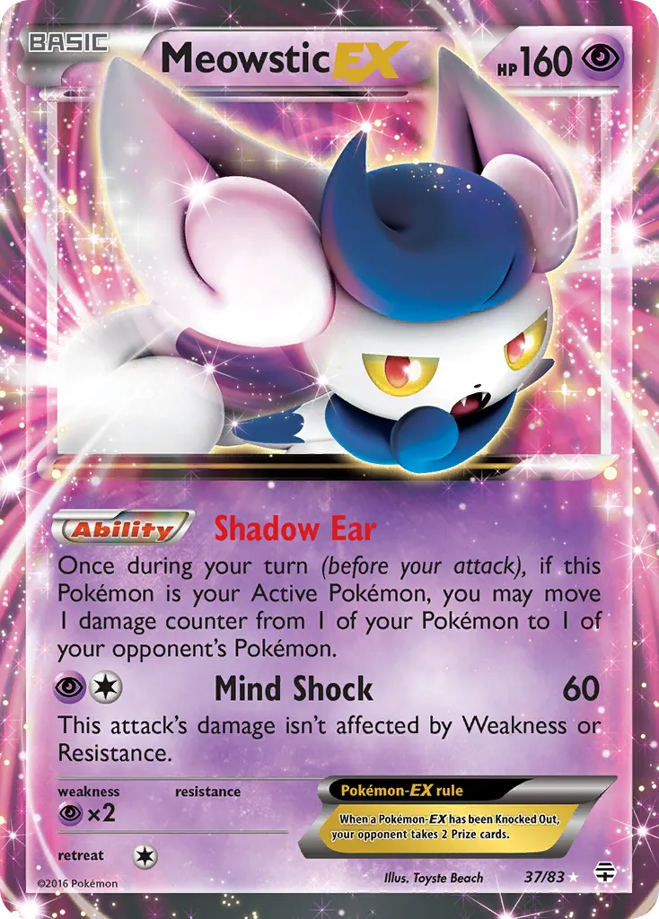 Meowstic EX — Generations — Pokémon