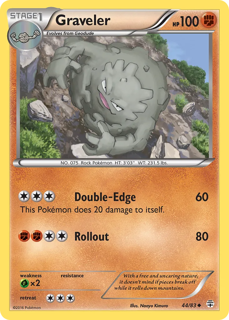 Graveler — Generations — Pokemon