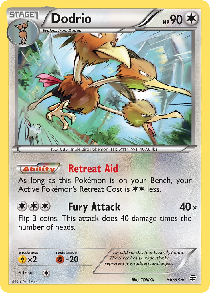 Dodrio — Generations — Pokemon