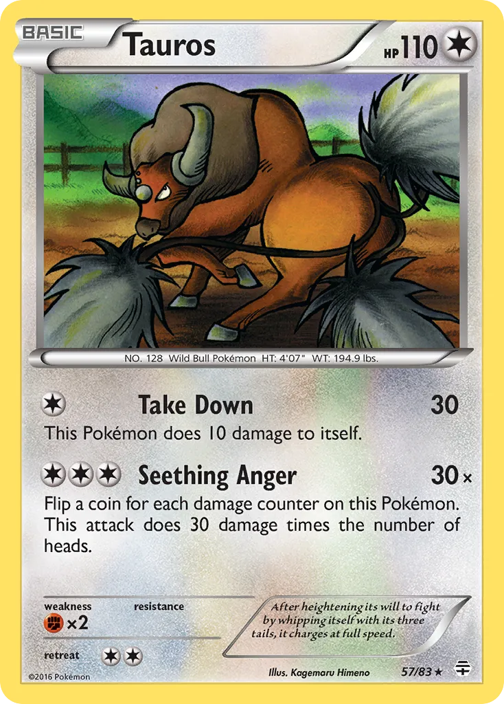Tauros — Generations — Pokémon