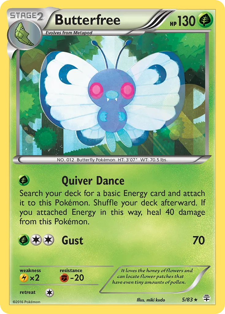 Butterfree — Generations — Pokemon