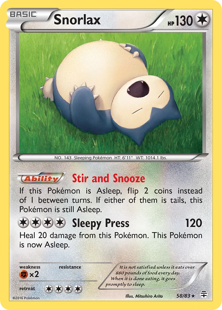 Snorlax — Generations — Pokémon