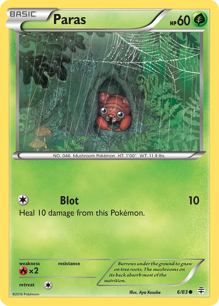 Paras — Generations — Pokémon