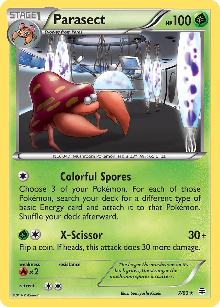 Parasect — Generations — Pokemon