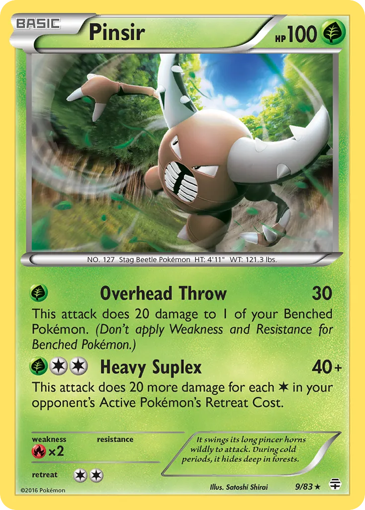 Pinsir — Generations — Pokemon