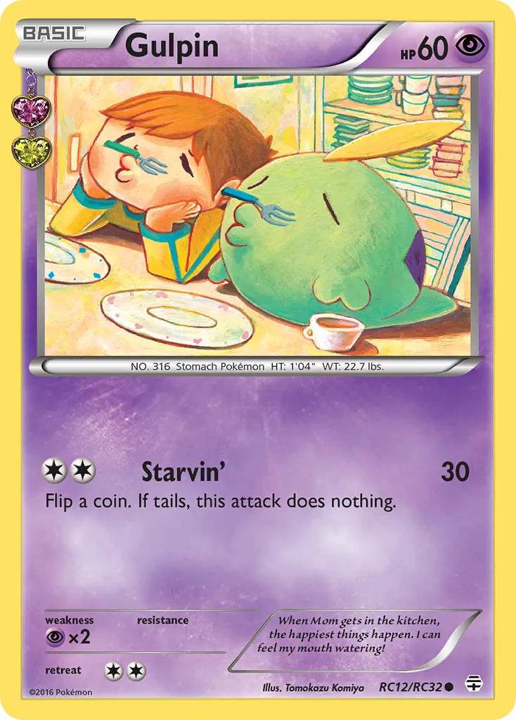 Gulpin — Generations: Radiant Collection — Pokémon
