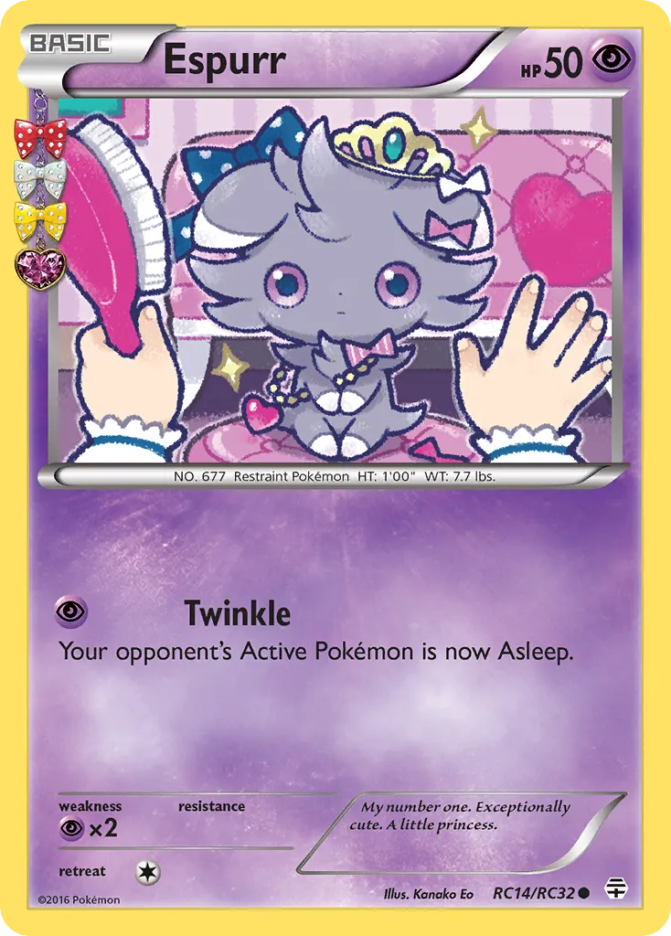 Espurr — Generations: Radiant Collection — Pokémon