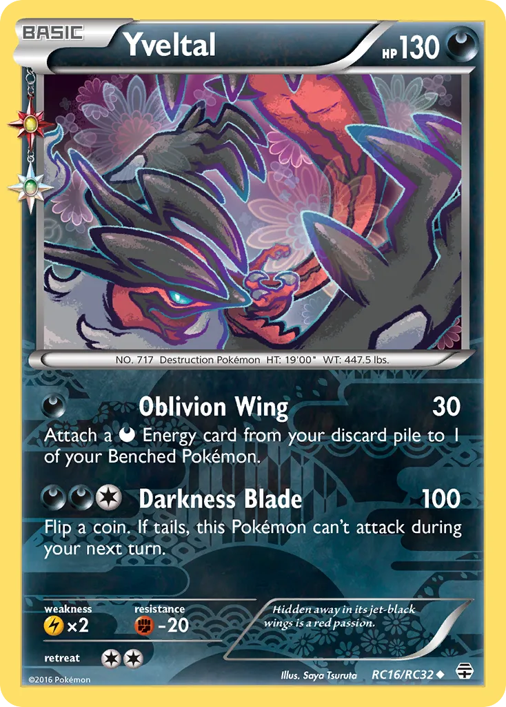 Yveltal — Generations: Radiant Collection — Pokemon