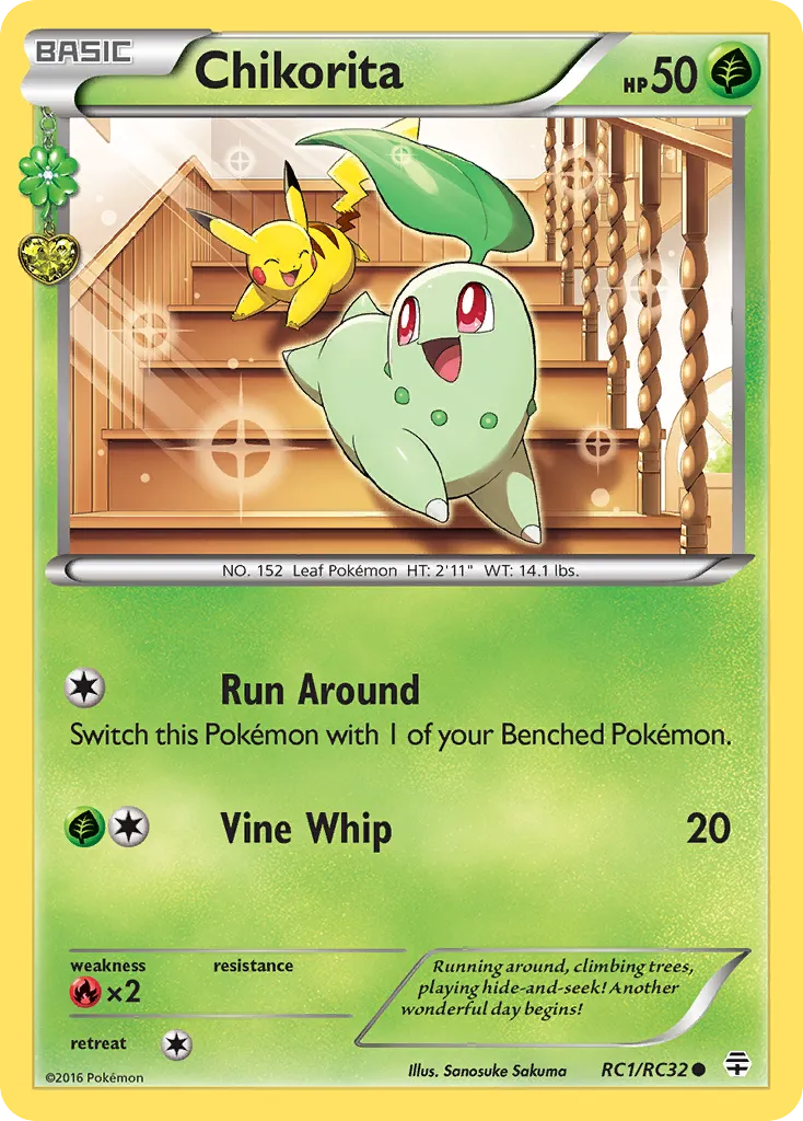 Chikorita — Generations: Radiant Collection — Pokémon