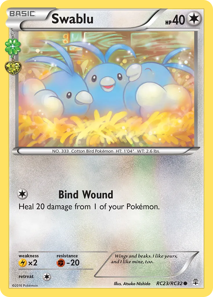 Swablu — Generations: Radiant Collection — Pokemon
