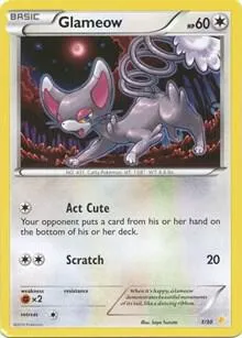 Glameow — XY Trainer Kit: Pikachu Libre & Suicune — Pokémon