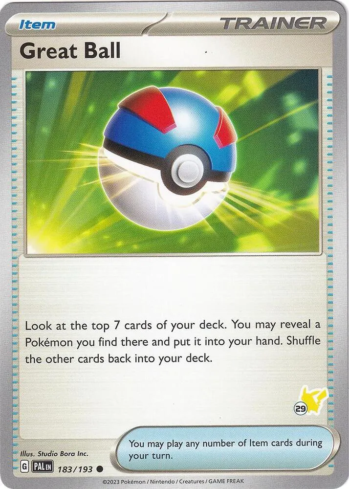 Great Ball - Pikachu — Battle Academy 2024 — Pokémon