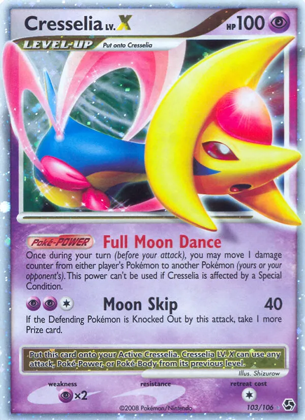 Cresselia LV.X — Great Encounters — Pokémon