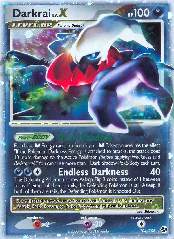 Darkrai LV.X — Great Encounters — Pokemon