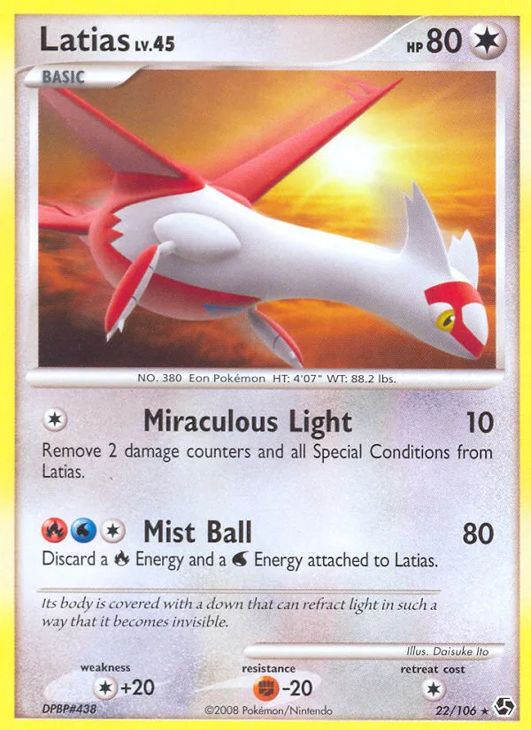 Latias Lv.45 — Great Encounters — Pokémon