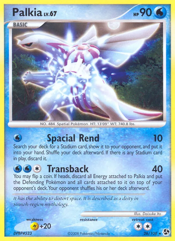 Palkia — Great Encounters — Pokémon