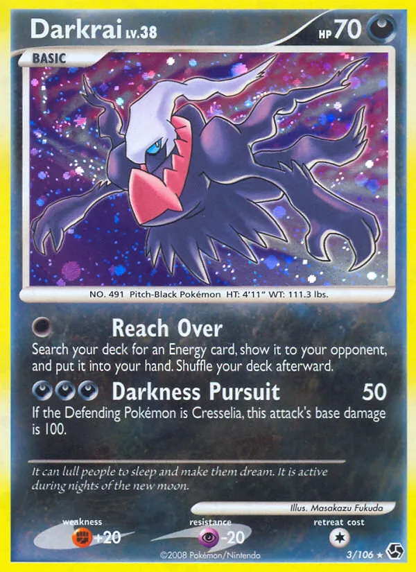 Darkrai Lv.38 — Great Encounters — Pokemon