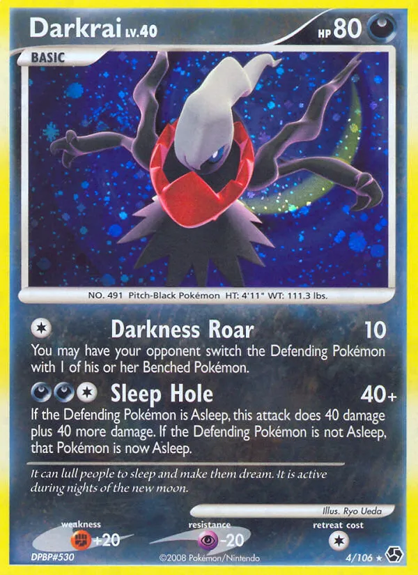 Darkrai Lv.40 — Great Encounters — Pokémon