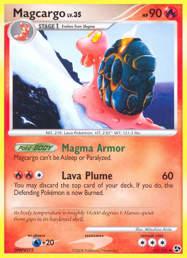 Volcaropod Lv.35 — Great Encounters — Pokemon