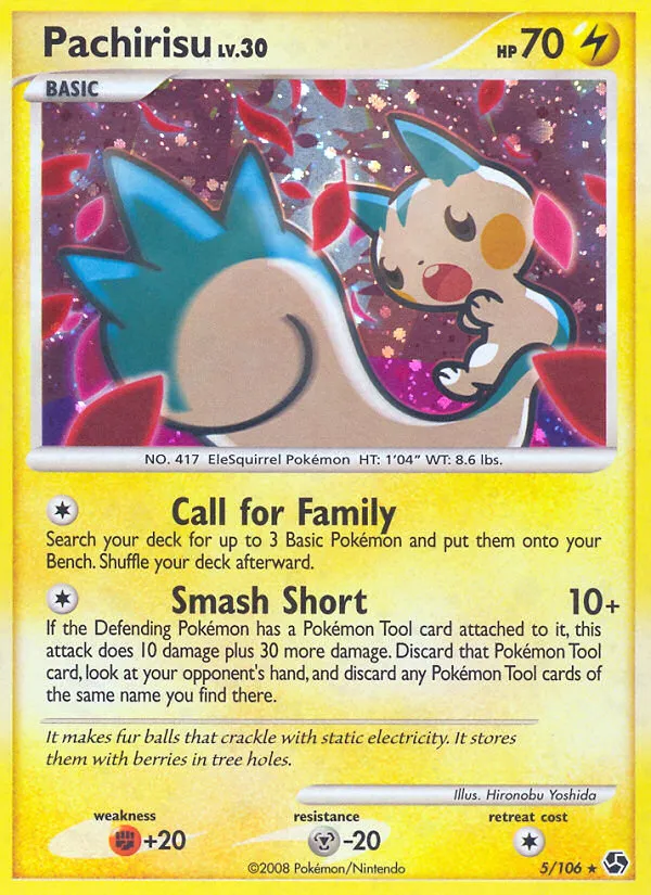 Pachirisu — Great Encounters — Pokémon
