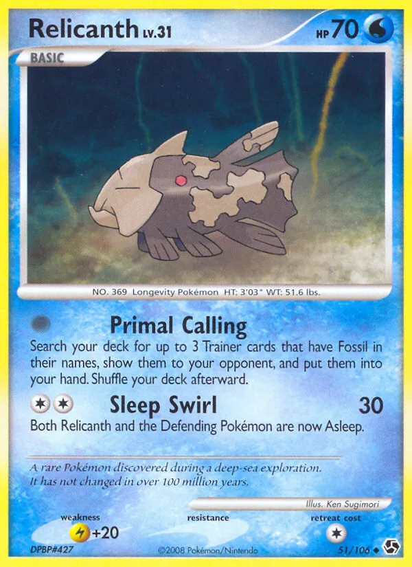 Relicanth — Great Encounters — Pokémon