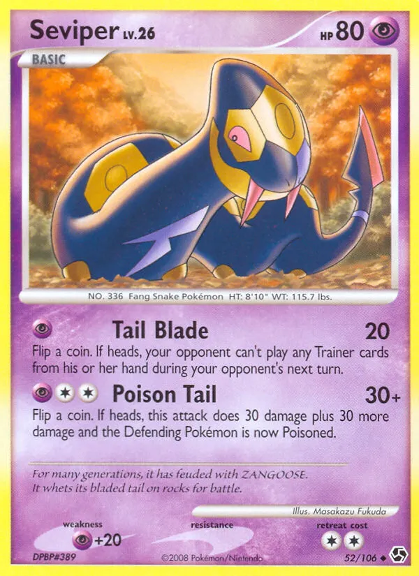 Seviper — Great Encounters — Pokémon