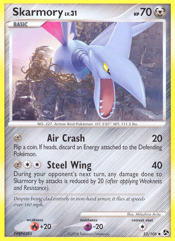 Airmure Lv.31 — Great Encounters — Pokémon