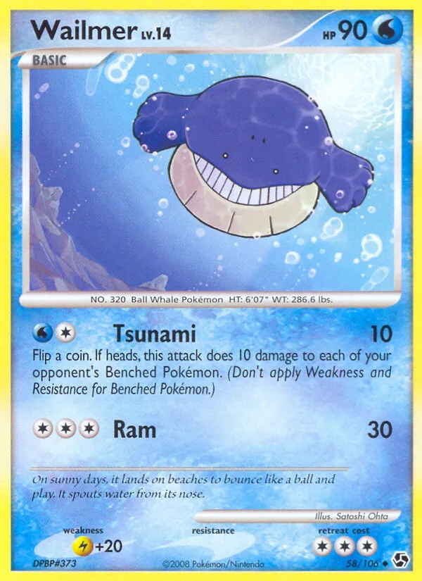 Wailmer Lv.14 — Great Encounters — Pokemon