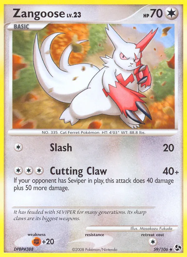 Mangriff Lv.23 — Great Encounters — Pokemon