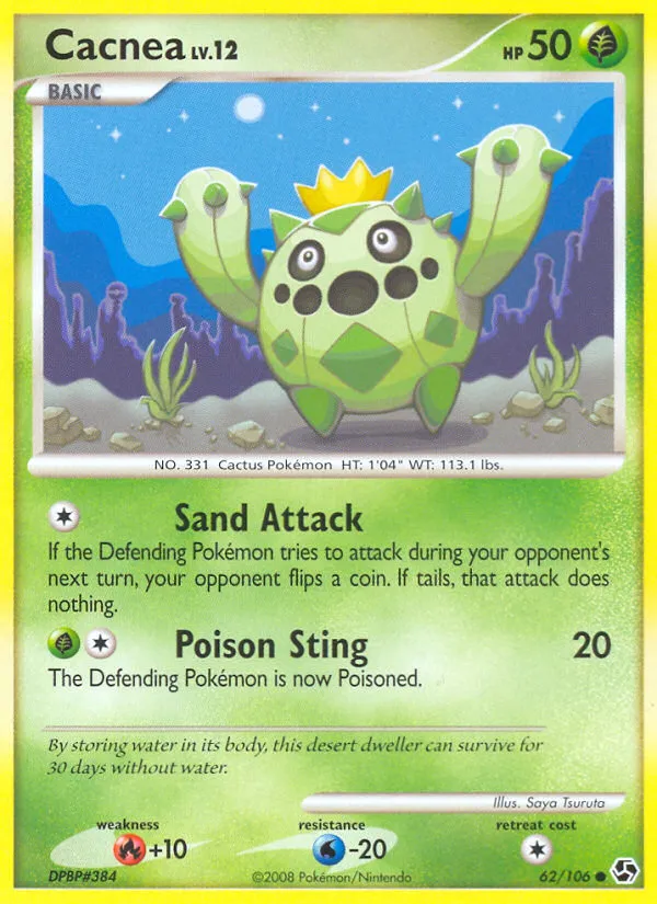 Cacnea — Great Encounters — Pokémon