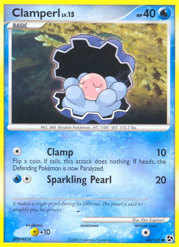 Coquiperl Lv.15 — Great Encounters — Pokémon