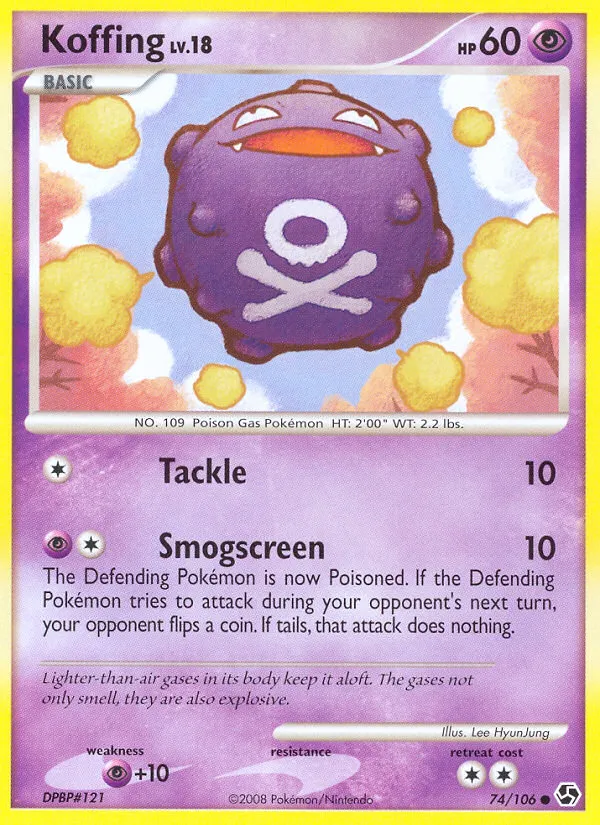Koffing — Great Encounters — Pokemon