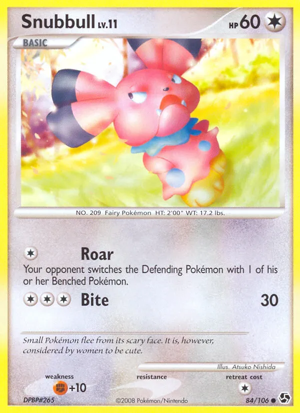 Snubbull Lv.11 — Great Encounters — Pokémon