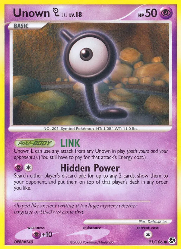 Unown — Great Encounters — Pokemon