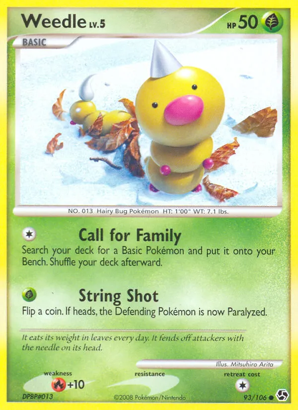 Weedle — Great Encounters — Pokemon