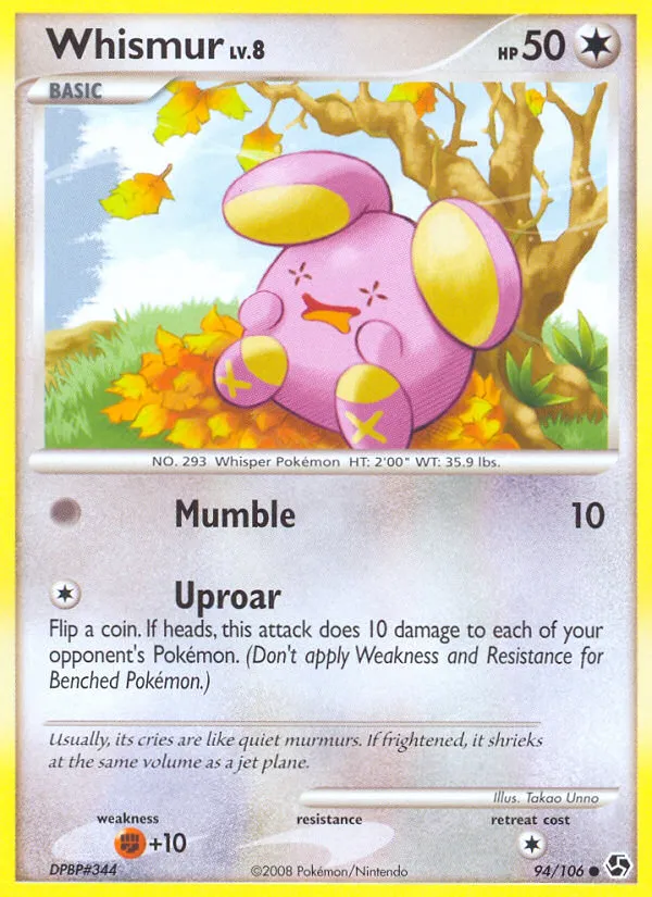 Whismur — Great Encounters — Pokémon
