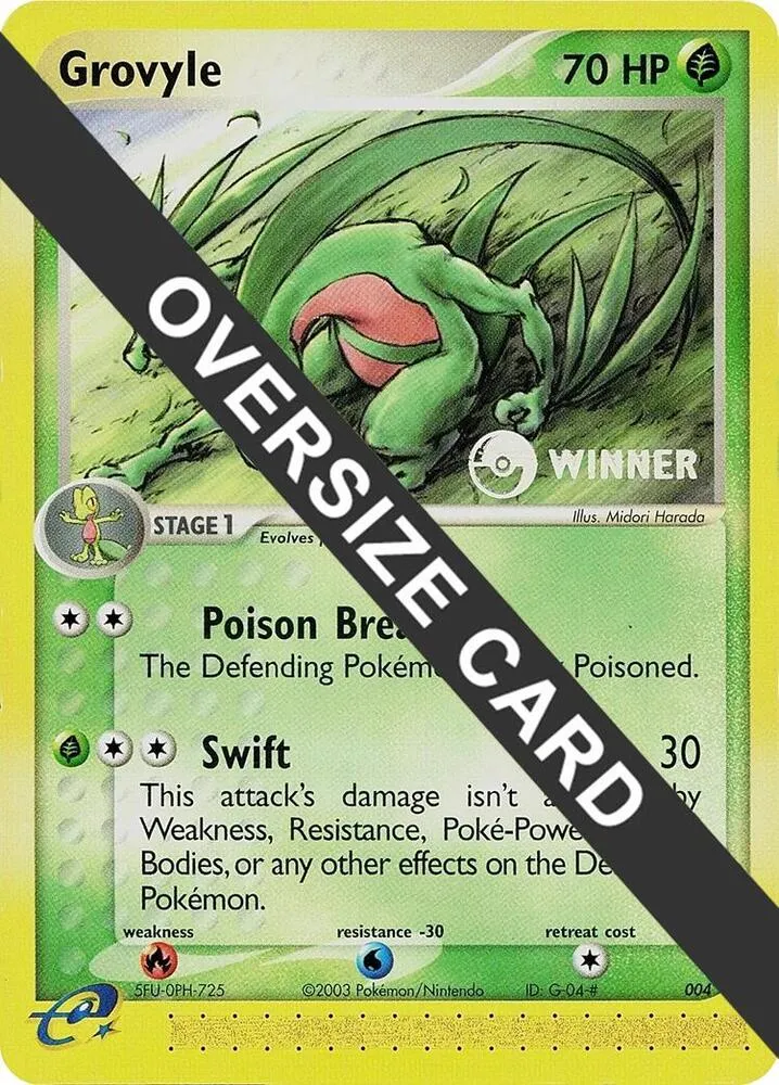 Grovyle — Jumbo Cards — Pokemon