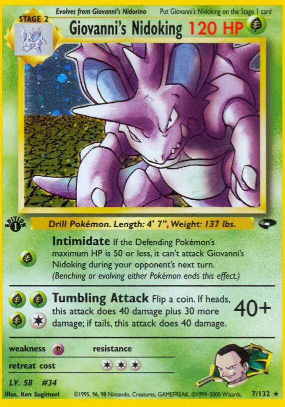 Giovanni's Nidoking — Gym Challenge — Pokemon