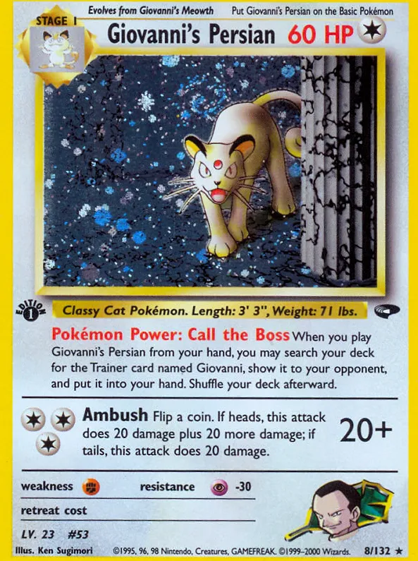 Giovanni's Persian — Gym Challenge — Pokemon