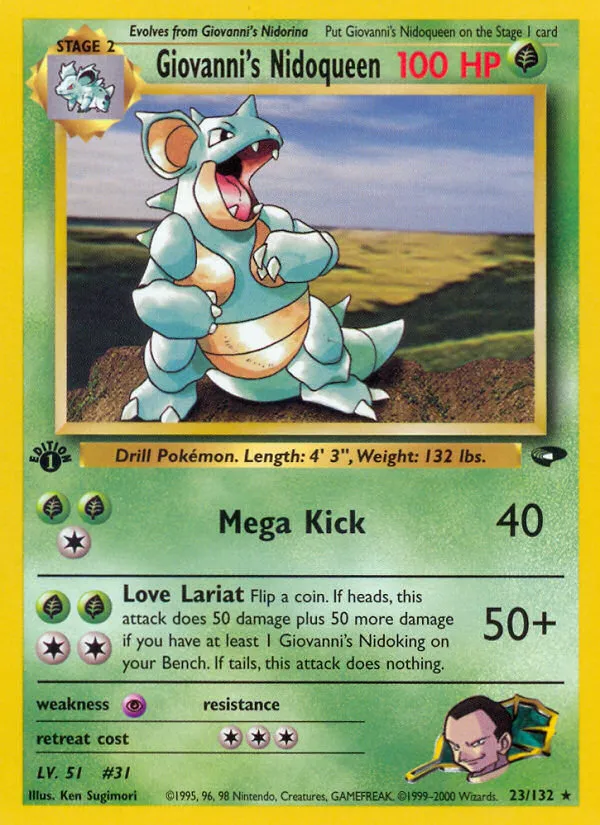 Giovanni's Nidoqueen — Gym Challenge — Pokemon