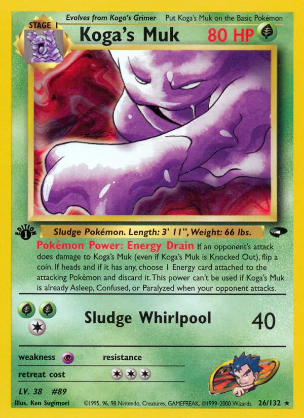 Koga's Muk — Gym Challenge — Pokemon