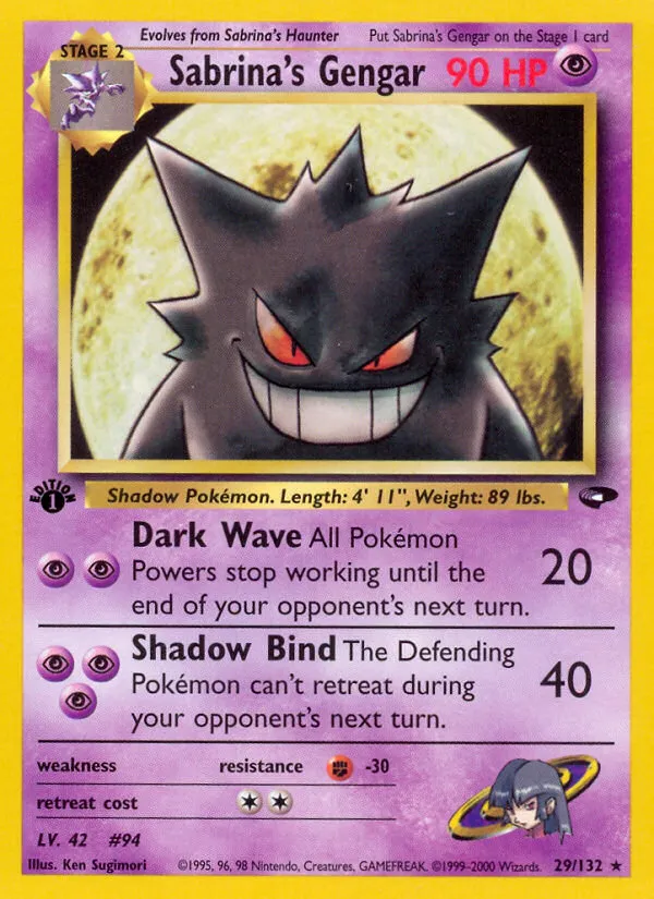 Sabrina's Gengar — Gym Challenge — Pokemon