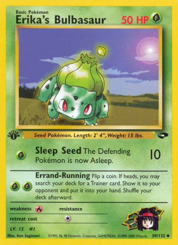 Erika's Bulbasaur — Gym Challenge — Pokémon