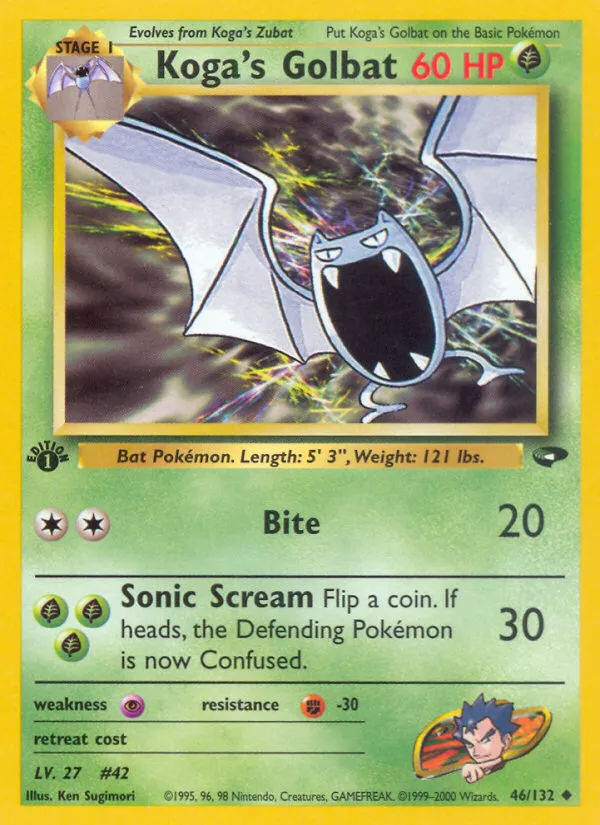 Koga's Golbat — Gym Challenge — Pokemon