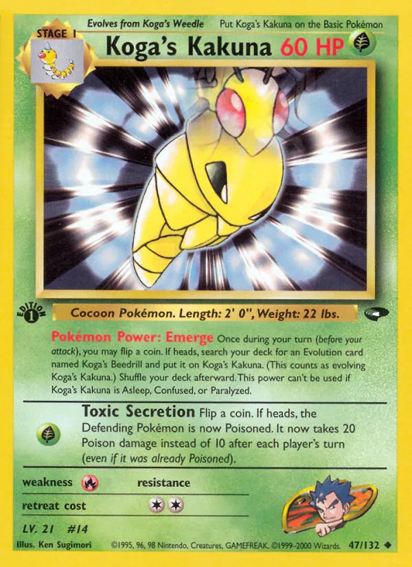 Koga's Kakuna — Gym Challenge — Pokémon