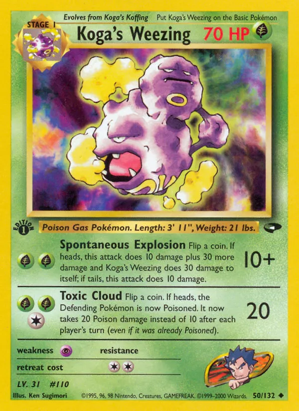 Koga's Weezing — Gym Challenge — Pokemon
